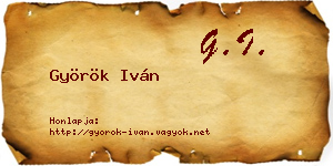 Györök Iván névjegykártya